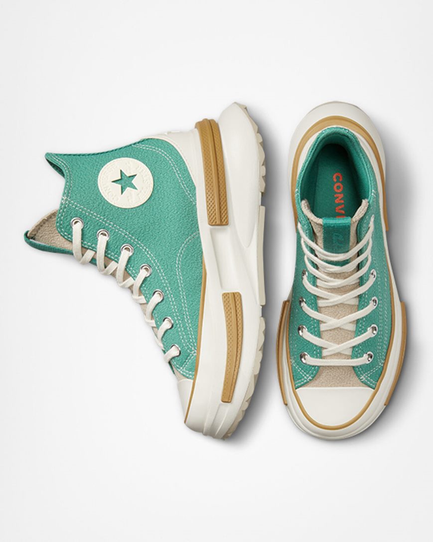 Tenisi Inalti Dama Converse Run Star Legacy CX Textured Verzi | RO NCPJ13432